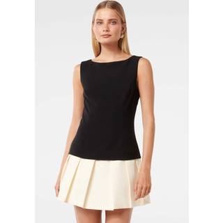 Forever New Forever New Black Zali Two In One Mini Dress
