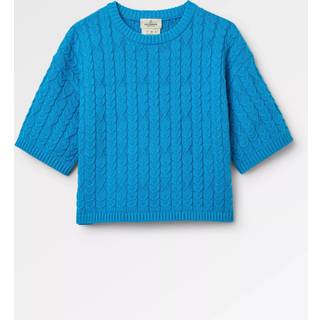 Passenger Women's Homely S/S Knitted Jumper Sweatere Damer størrelse M farve blå