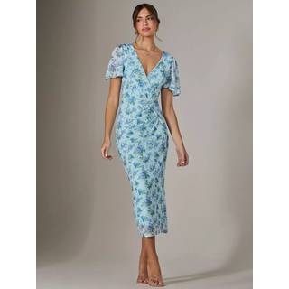 Jolie Moi Jolie Moi Mesh Kortærmet Midi Kjole - EU 36 (UK 8)