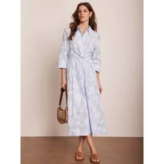 Mint Velvet 100% Cotton Twist Detail Midi DressEU 36 (UK 8)