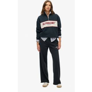 Superdry Superdry Blue Athletic Essentials Wide Leg 100% Cotton Joggers
