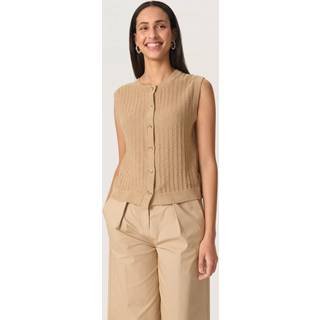 Soaked In Luxury Slsusanna Vest Strik 30408315 Travertine (XSMALL)