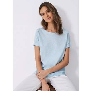 Crew Clothing Crew Clothing Company Blue Stripe Crew Neck 100% Cotton Stripe T-Shirt