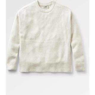 Passenger Women's Cove 2.0 Organic Cotton Knitted Jumper Sweatere Damer størrelse L farve beige/hvid