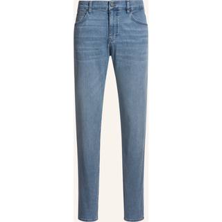 Maine-jeans med regular fit i blå denim med stræk