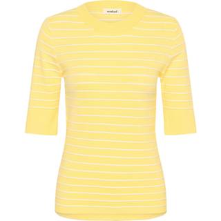 Soaked In Luxury Slspina Striped Pullover Ss Strik 30408295 French Vanilla W White Stripe (XLARGE)