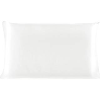 Uxcell 100% Charmeuse Pure Silk Pillowcase Pillow Case Cover for Hair & Skin 19 Mome (1-Piece) Pearl White Travel (14x20inch)
