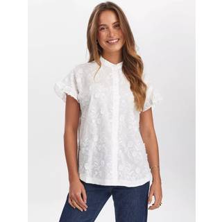 NÜMPH - Nugisella Shirt - Bright White - 36 - Hvid - Shirt