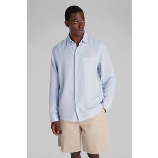 Linen Cotton Shirt - Blue - M