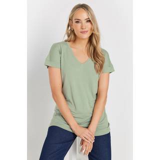 Lts Premium Tall Sage Green Vneck Modal Tshirts Size 16
