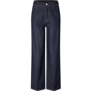 Second Female - Columbus New Denim Trousers 59722 - 5998 Dark blue denim