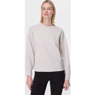 Sweaty Betty Sweaty Betty Cream Wind Down Crew Neck Pullover Jumper