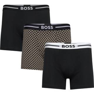 Pakke med tre par boxershorts med logo i bomuld med stræk
