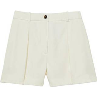 Reiss Reiss Cream Millie Single-Pleat Tailored Shorts