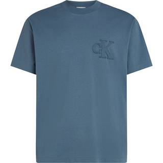 Logo Appliqué T-shirt - Blue - L