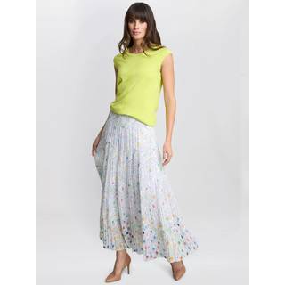 Gina Bacconi Gina Bacconi Holly Plisseret Maxi Hvid Nederdele - Stor