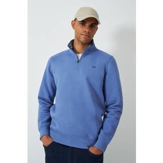 Crew Clothing Crew Clothing Blue Classic Quarter Zip Sweatshirt