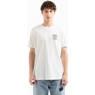Armani Exchange Crew Neck Logo T Shirt White