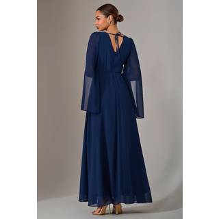 Jolie Moi Chiffon Hætteærmer MaxikjoleEU 36 (UK 8)