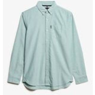 Superdry Superdry Green 100% Cotton Essentials Oxford Shirt
