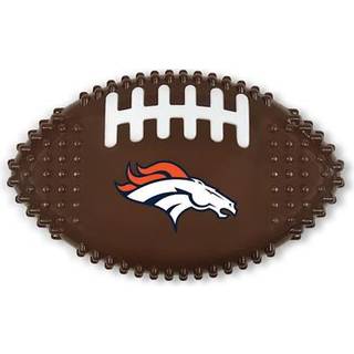 NFL Denver Broncos Mega- Chew Hard Nylon Bacon-smag Hundeben Fodbold Tyggelegetj Interaktiv Velsmagende Sjov Hunde Tyggelegetj Uopslidelig Str