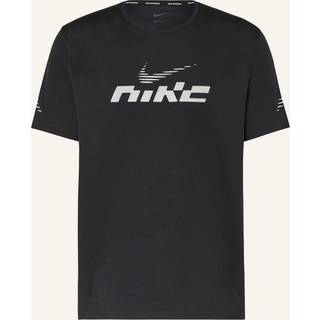 Nike Dri-FIT UV Miler Flash SS Tee Str. XL Sort