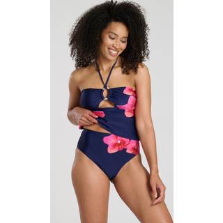South Beach South Beach Tankini-sæt med blomsterdetaljer og aftagelige stropper