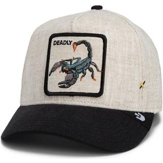 Lethal Linen Cap, Blk, One size