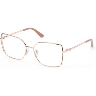 Guess Kvinde GU50223 59 Optiske stel Metal Beige Firkantet Normal