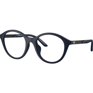 Emporio Armani Børn EK4005U 50881W Solbriller Injiceret Blå Transparent Rund Normal