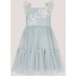Monsoon Monsoon Baby Eva Floral Embroidered Tulle Dress