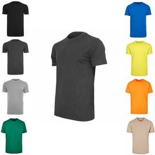 Build Your Brand BY004 T-shirts Baltic Blue XS