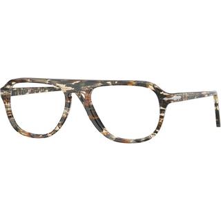 Persol Unisex PO3368V 1221 Vista -rammer Acetat Flerfarve Transparent Pilot Normal