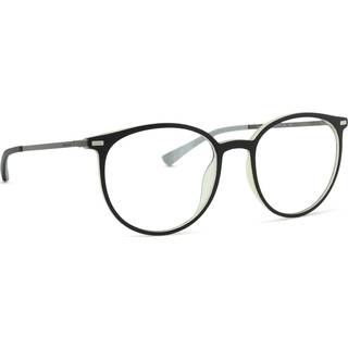 Jaguar 6835 With Clip-On 6500 53 Briller Mænd Black - Black - 53mm