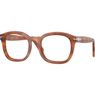 Persol Unisex PO0082V 96 Optiske stel Acetat Brun Transparent Pillow Normal