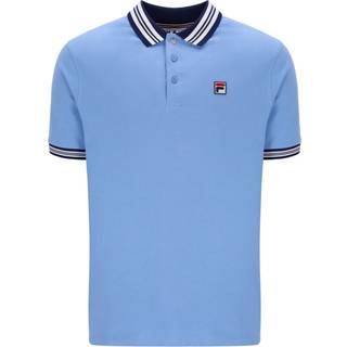 Fila Vintage Faraz Tipped Polo T Shirt Blue