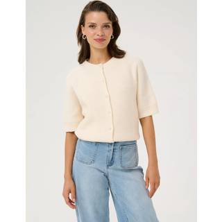 Kaffe Kaseverina Knit Cardigan Strik 10509593 Chalk (MEDIUM)
