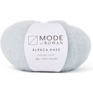 Mode at Rowan Alpaca Haze 019 Capri Indhold: 58% alpaca, 22% uld, 20% polyamid Vægt/længde: 25 g = ca. 212 meter Anbefalede pinde: 3.25-5.00 mm Strikkefasthed: 10 x 10 cm = 24-18 m x 38-27 p Vask:Vaskes i hånden / Tørres fladt.