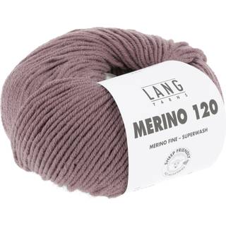 Lang Yarns Merino 120 - Mørk støvet pink
