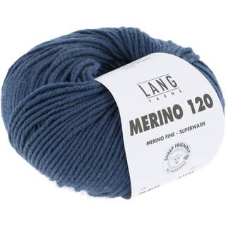 Lang Yarns - Merino 120 Fv. 334 Jeans Medium Melange
