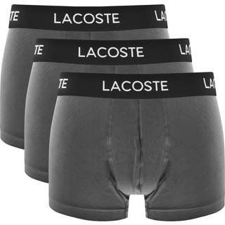 Lacoste Underwear 3 Pack Trunks Grey