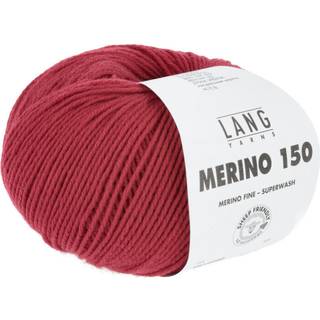 Lang Yarns Merino 150 160 Indhold: 100% Superwash merinould Vægt/længde: 50 g = ca. 150 meter Anbefalede pinde: 3-3.5 mm Strikkefasthed: 10 x 10 cm = 27 m x 37 p Vask: Maskinvask 30 ℃ / Tåler ikke tørretumbling / Brug aldrig skyllemiddel.