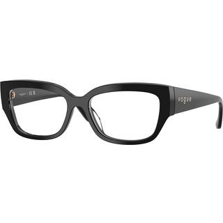 VOGUE EYEWEAR Kvinde VO5639U W44 Optiske stel Acetat Sort Transparent Pillow Normal