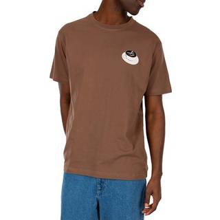 Iriedaily Slowpresso Tee T-shirt Herrer størrelse M farve brun