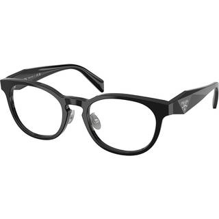 Prada Kvinde PR B06VD 16K1O1 Optiske stel Acetat Sort Transparent Pantos Normal