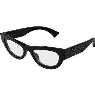 Gucci Kvinde Gucci GG1836O 004 Optiske stel Acetat Sort Transparent Cat Eye