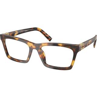 Miu Miu MU04WVF Asian Fit 14L1O1 55 Briller Kvinder Tortoiseshell - Honey Yellow Tortoise - 55mm
