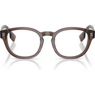 Burberry BE2382D Asian Fit 4116 49 Briller Mænd Brun - Transparent Brown - 49mm