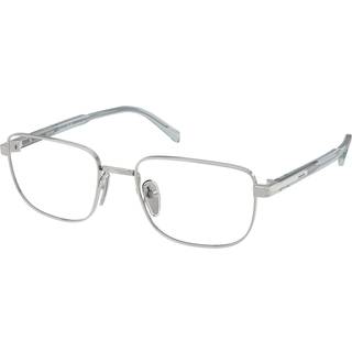 Prada Mand PR B51V 29B1O1 Optiske stel Sølv Transparent Firkantet Normal