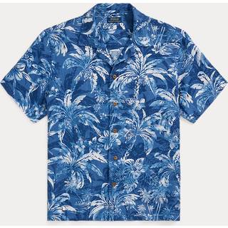 Ralph Lauren Linen Short Sleeve Shirt Blue